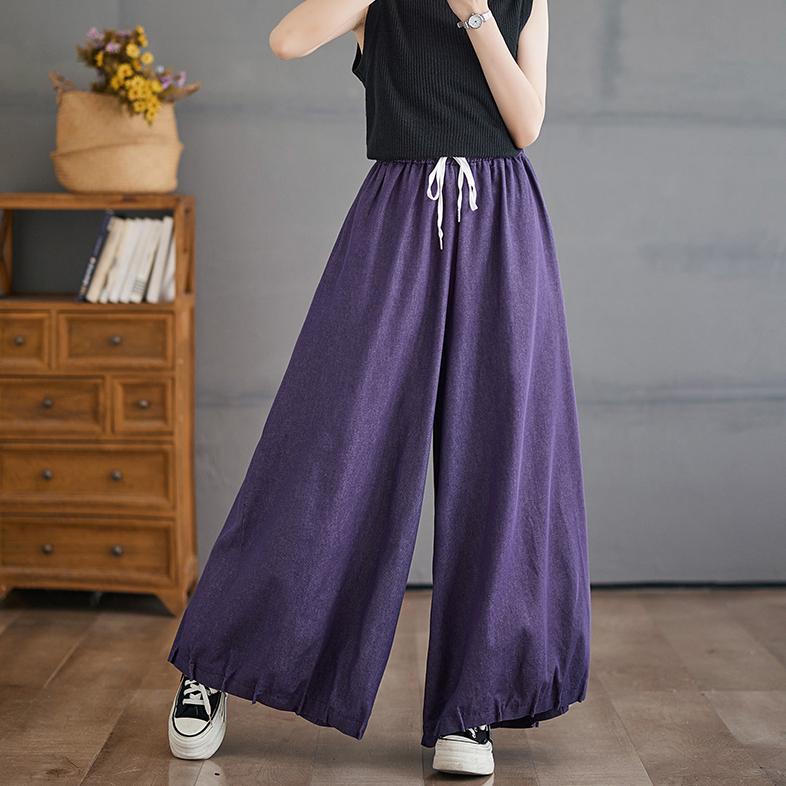 Calças Jeans Femininas de Cintura Elástica, Cor Sólida, Cintura Alta, Perna Larga, Casuais, Modeladoras