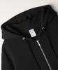 Jemut Netro Oversized Zip-Up Hoodie Black Ishd2682