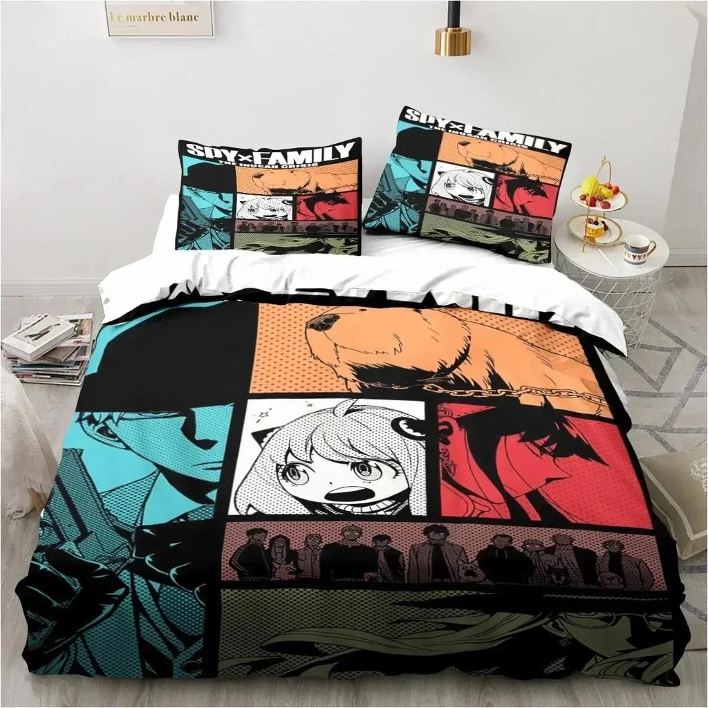 Comforter Bedding Sets Cartoon Duvet Cover Pillowcase Full Size Queen King Quilt Cover Single Double Bed A
