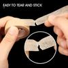 9 Rolls Beige Tape Flexible Skin Tape Breathable Nose Tape Self Adhesive Gauze Tape for Wound Injuries Swelling Sports