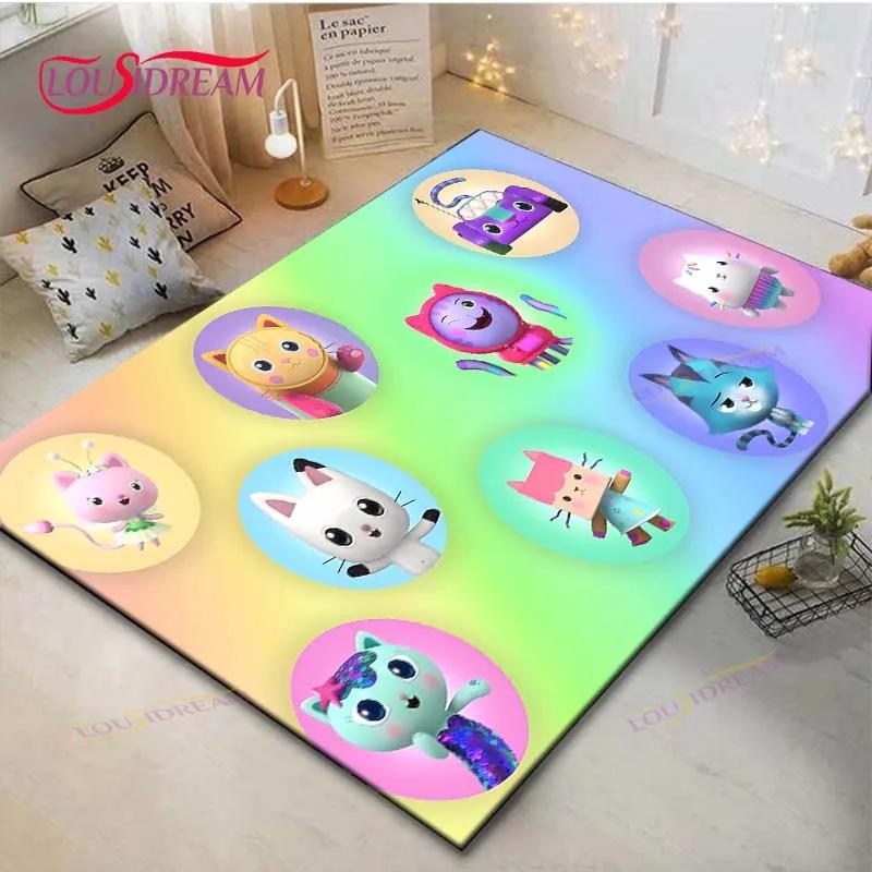 Roztomilý kreslený G-Gabby Domečky pro panenky Roztomilý koberec Venkovní koberec Plošný koberec Protiskluzový koberec Dekorace do ložnice Koberec do obývacího pokoje Dárek