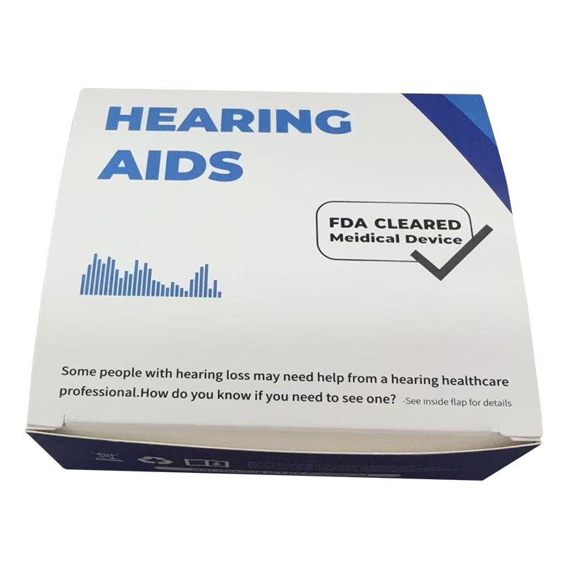 Smart Noise-Canceling Rechargeable Hearing Aid for Seniors