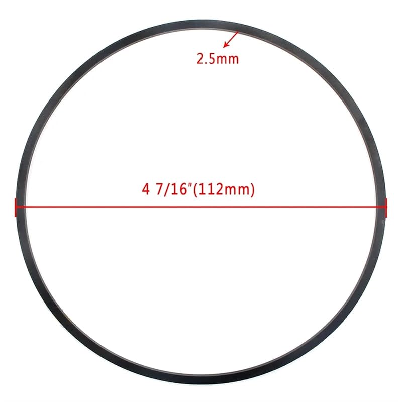 Motorcycle Rubber Clutch Cover with O-Ring Derby Gasket Seal - Fits Harley Sportster XL883 XL 883 1200 1994-2017