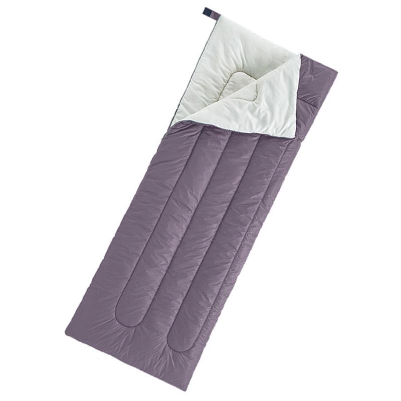 Lightweight Sleeping Bag Soft Breathable Comfortable Waterproof Outdoor Camping Sleeping Bag for Adults Purple