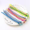 6PCS/Set Girls Cute Colorful Crystal Long Spiral Headbands Hair Bands Braid Hair Ornament Hairband Kids Fashion Hair Accessories