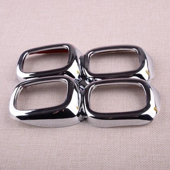 Fit for Kia Sportage 2017-2018 ABS Chrome Decorative Frame 2Pcs Front Fog Light