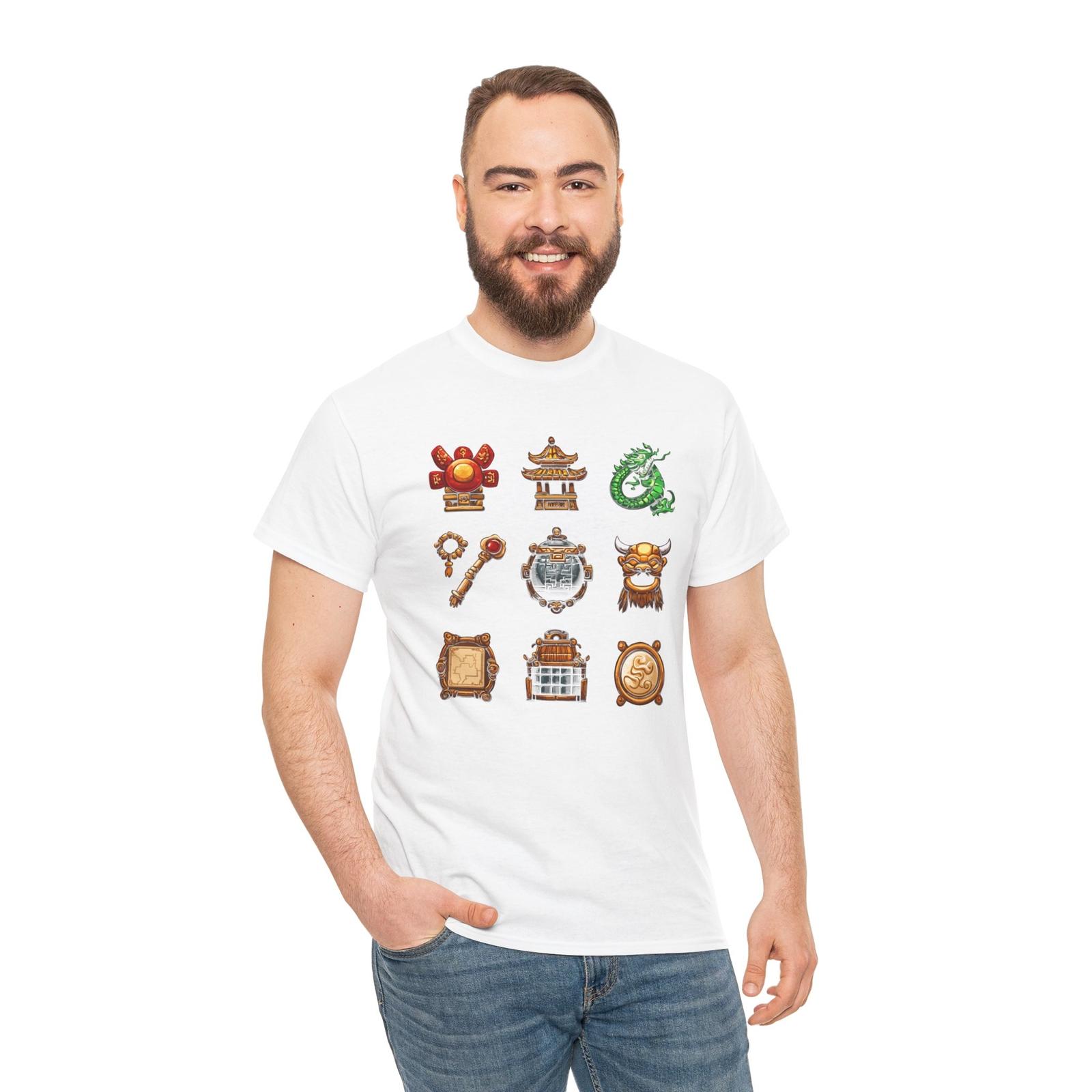 Chinese Fantasy T-Shirt | Magical Creatures Shirt | Mythical Adventure Shirt M
