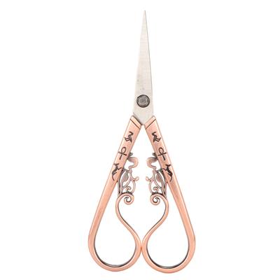 Embroidery Sewing Scissor Vintage DIY Stainless Steel Paper Fabric Cutting Scissor for Household