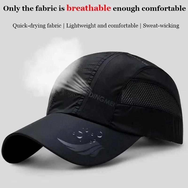 Summer Brand For Men Sports Running Sweat Baseball Cap Male Canada Golf Quick Dry Women Kpop Solid Snapback Be Mesh Hat