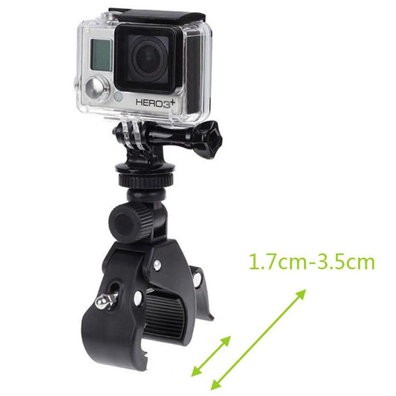 For Gopro 12 10 9 8 5 Bicycle Motorcycle Handlebar Mount Bracket for Go Pro DJI Insta360 SJCAM Holder Action Camera Accessories