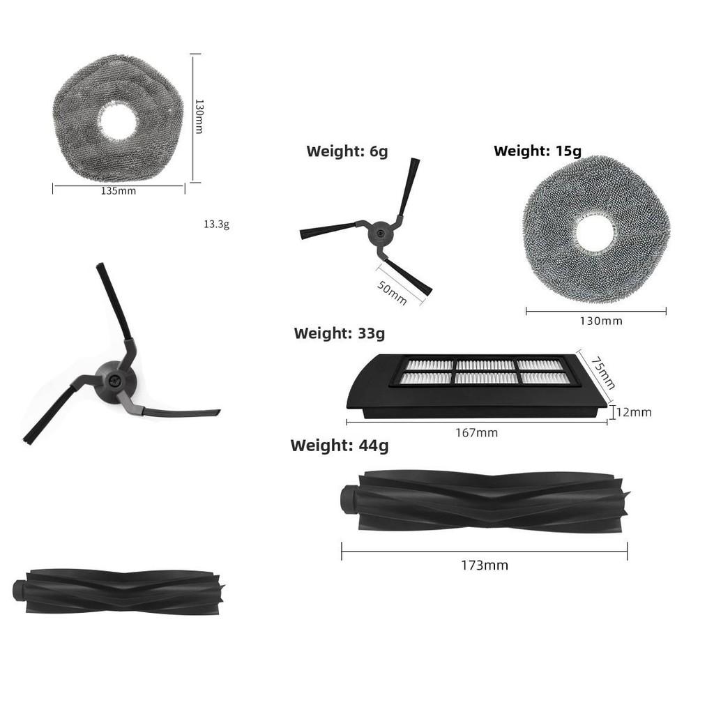 For Eufy X9 Series Cleaning Robot Accessories Main And Edge Brush Filter Screen For Household Use