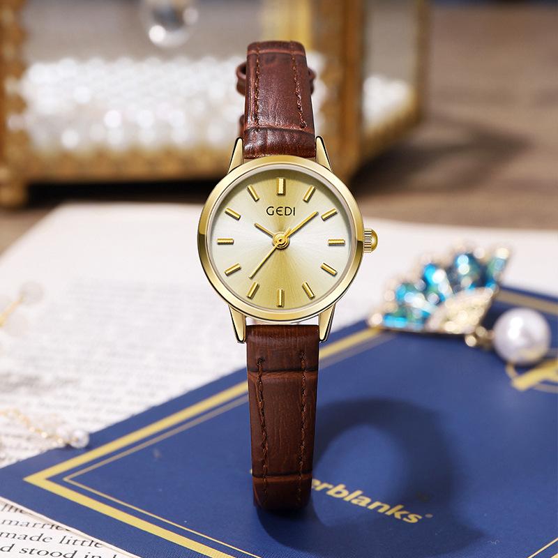 Niche Small And Exquisite Student Watch, High-End Small Dial Women'S Watch, Simple And High-Value Belt Watch