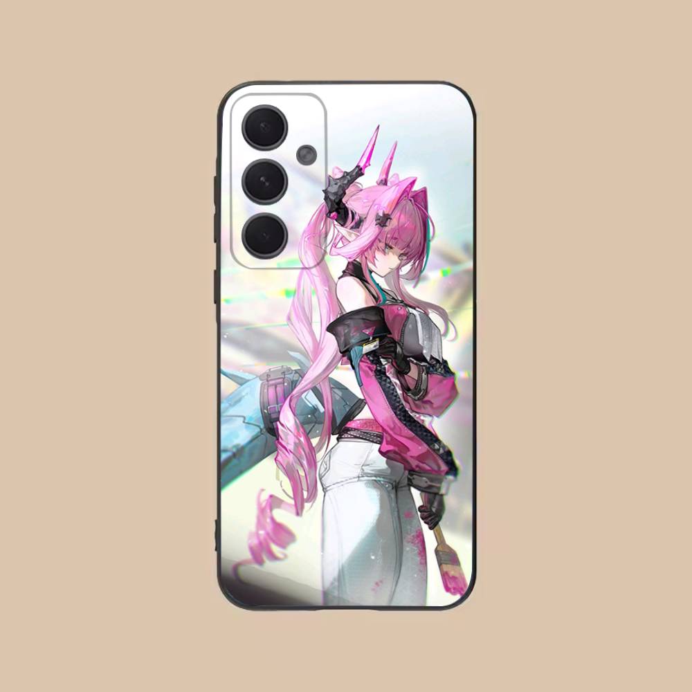 

Y-Yvonne A-Arknights Phone Case For Samsung S25,24,21,22,23,20,S30,Ultra,Plus,Fe,Lite,Note,5G Black Soft SamsungS21 S305G