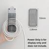 2in1 Socket Holder Organizer Wall-Mounted Punch Free Cable Organizer Self-Adhesive Seamless Power Strip Holder Gadget Home Decor