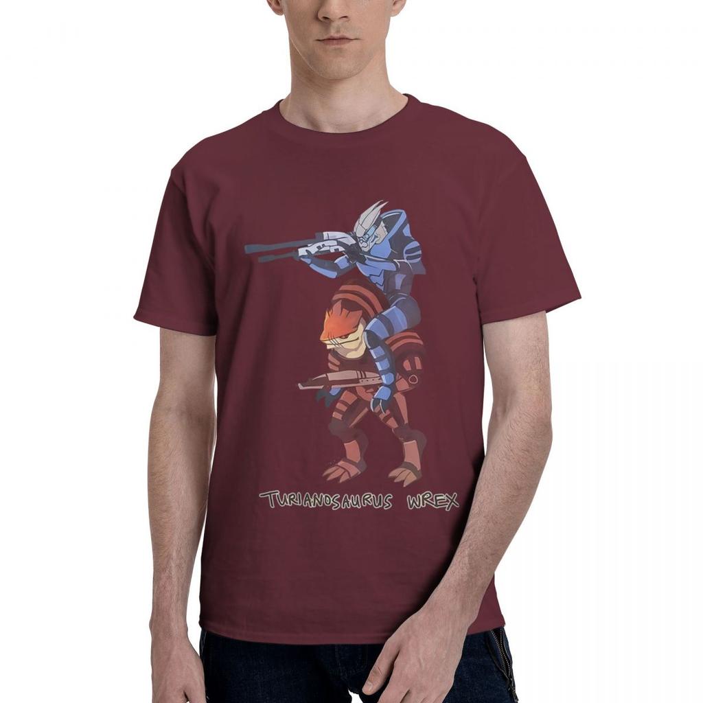 Mass Effect Turianosaurus Wrex 100 Cotton Casual Breathable Confortable Top Funny TShirt For Men Mens Shirt