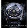 T-winner Herrenmode Casual Hohl Mechanisches Uhrwerk Wasserdichte Automatische Mechanische Uhr