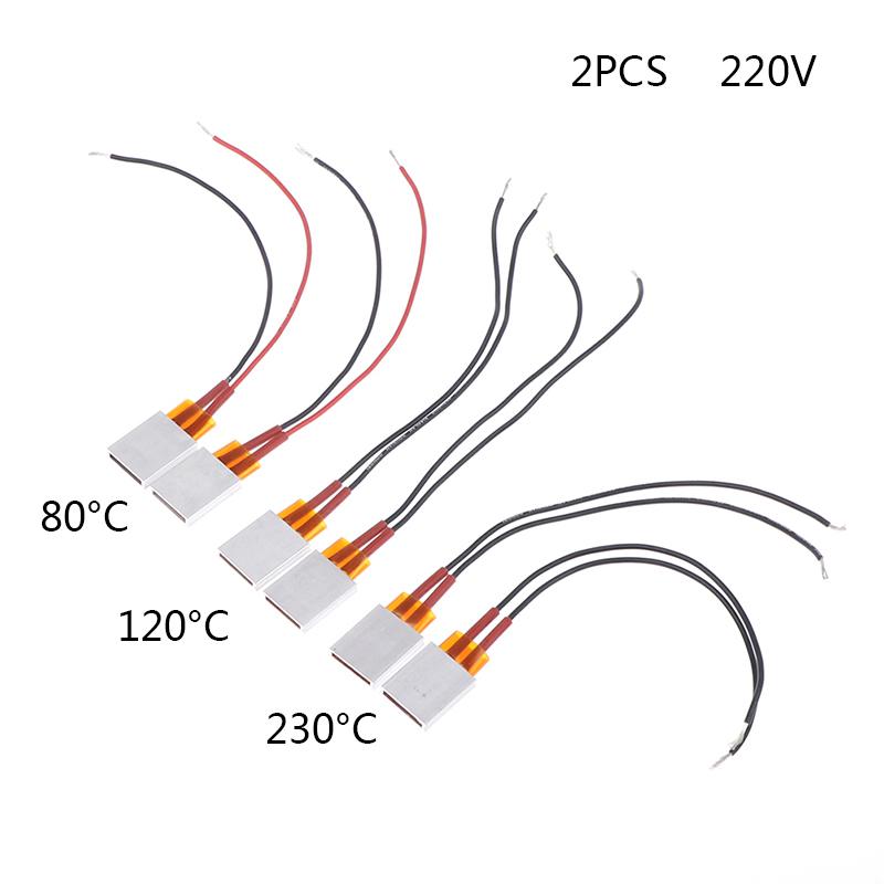 Buy 2Pcs 220V Ptc Heating Element Hair Dryer Heating Tool Thermostat 80