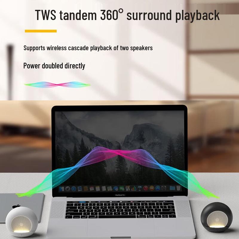 DW06 Smart Bluetooth Speaker with Alarm & Atmosphere Light (CN version)