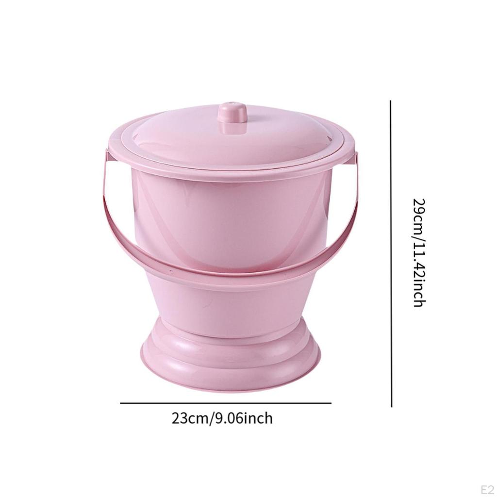 Nachttopf mit Deckel, Reiseurinal für Kinder und Erwachsene
