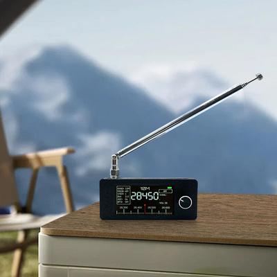 Mini-Radio SI4732 0,5-108 MHz FM/AM Taschenradio LSB USB AM FM Allband-Funkempfänger 1,9 Zoll IPS-Bildschirm HF SW MW UKW-Radio