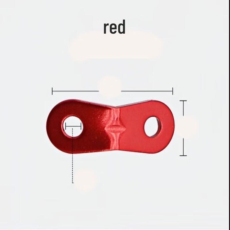 

Oein Outdoor Double-Eye Aluminum Alloy Tent Rope Adjuster 39x20x2mm