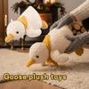 Soft Plush Toy Goose Duck Stuffed Animal Kawaii Sleeping Pillow Comforting Doll Kids Birthday Gift Home Decor