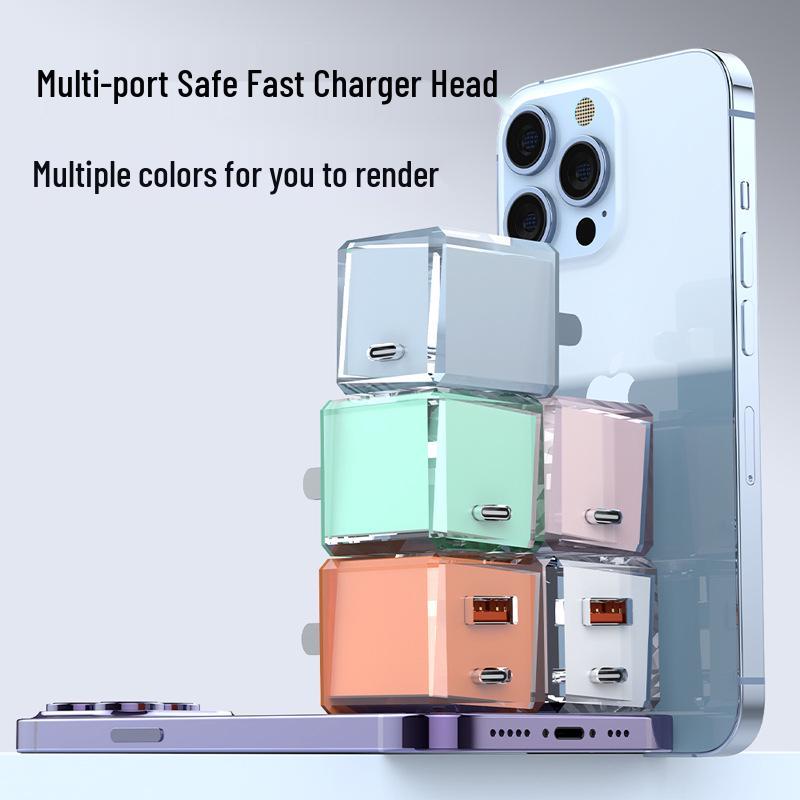 20W PD Fast Charger for iPhone 14 - 3C Certified Flash Charging Head