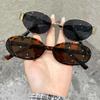 2Pcs Retro Fashion Trendy Metal & Plastic Combination Sunglasses Set Fashion Accessories/Oval Frame Design Party Beach Vacation