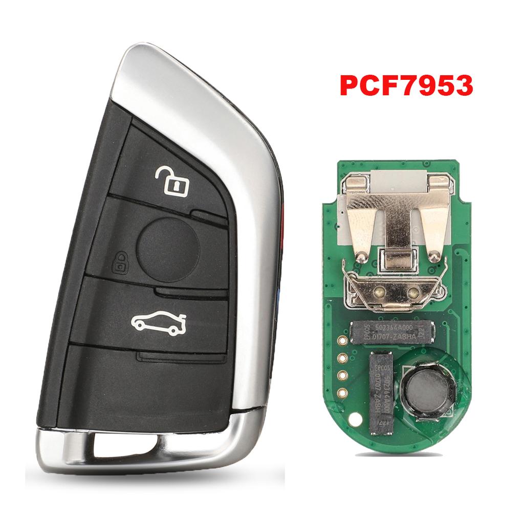 jingyuqin Car Remote Key For BMW 1 3 5 7 Series X1 X3 X5 X6 X7 F CAS4 CAS4+ FEM 2011-2017 PCF7945 Replace Keyless Go Car Key
