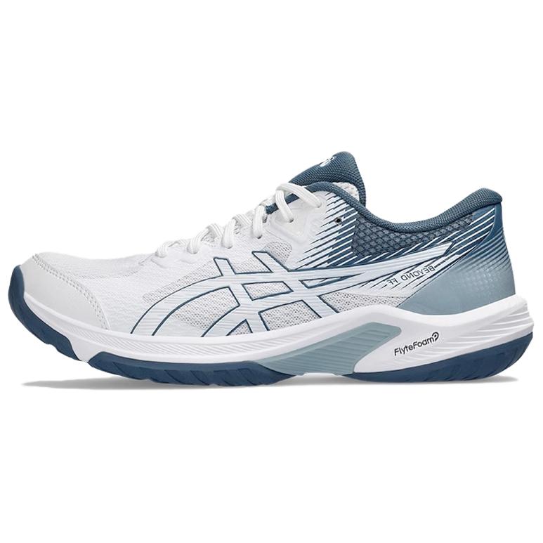 Asics Beyond FF Comfortable Low-Top Badminton Shoes Men Shoes White Blue 1071A092-103