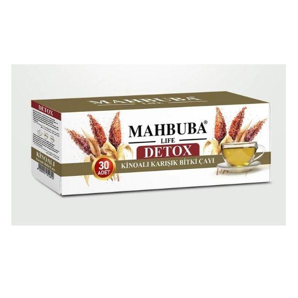 Mahbuba Detox Herbal Tea - Quinoali Natural Blend, 30 Bags for Cleansing and Wellness