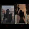 Halloween Horror Glass Window Decor Glass Sticker Horror Female Ghost Wall Stickers Self-Adhesive Party Haunted House Horror Pro