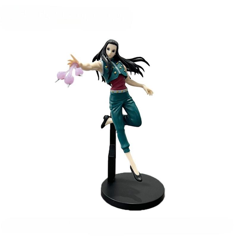 HUNTER×HUNTER Killua Zoldyck GON FREECSS Anime Figure Desktop Decoration Collectible Model Doll Toys Gifts