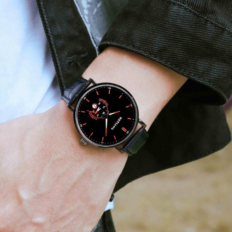 Men'S Watch Fashion Business Style Waterproof Versatile Quartz Watch