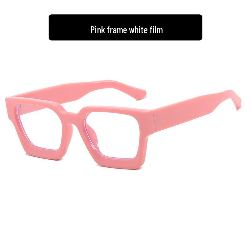 Monture Carrée Concave Anti-Lumière Bleue Verres Plats - Style Mode Européen & Américain 2023