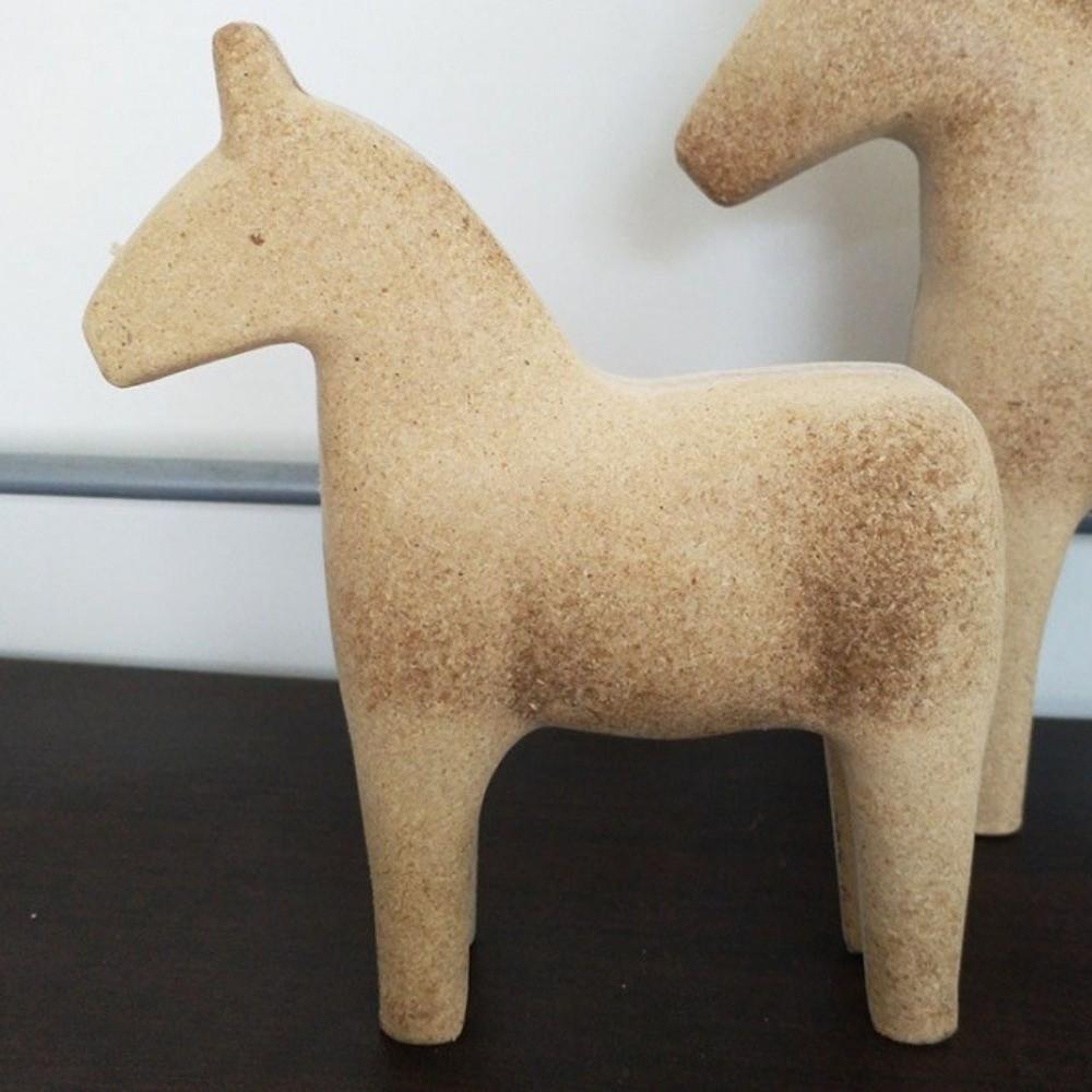 DIY Drawing Wooden Horse Handmade Blank Animal Figurine Painting Horse Figure Festive Event
