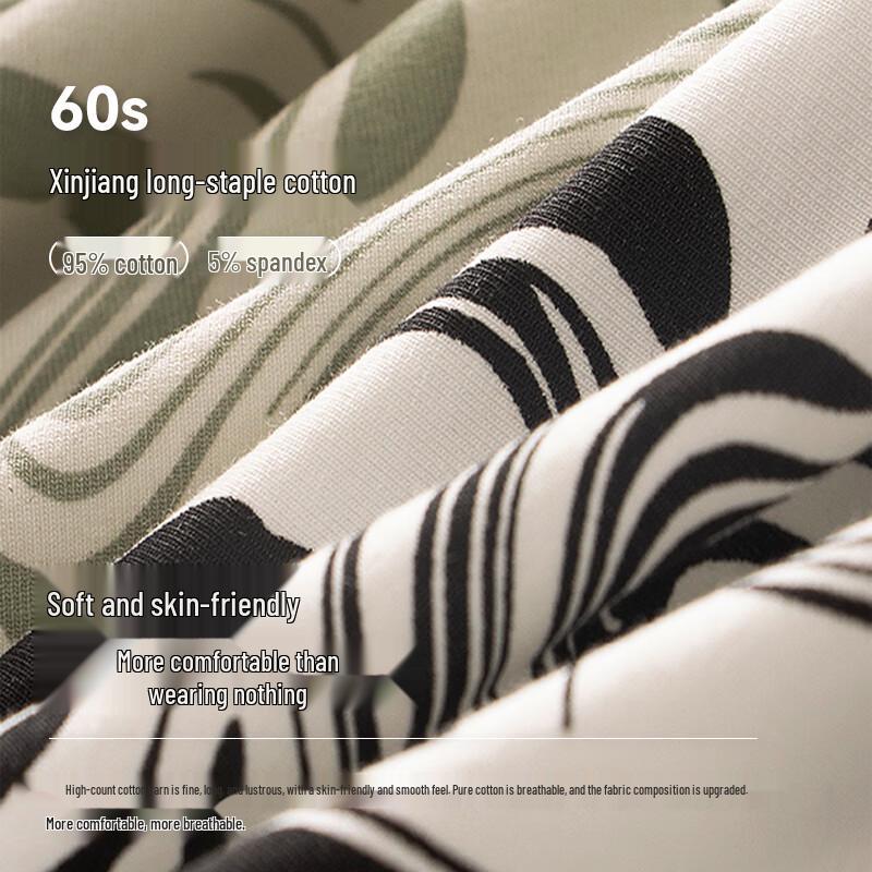 FitonTon Teen Boys' Cotton Anti-Bacterial Boxer Briefs 3-Pack