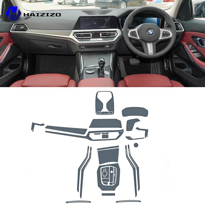For BMW Series 3 G20 G21 -  Automotive interior center console protection sticker LCD display matte TPU protective film