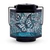 Solar Lantern - GARDEN ID Papillon - Ø13 H15 Cm - Autonomy 8h - Switch - Rechargeable AAA Battery.