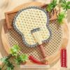 Traditional Leaf Palm Leaf Edging Cattail Leaf Fan Handheld Fan Retro Nostalgic Old Objects Natural Fan Surface Asymmetry