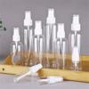 50PCS 10ml 30ml 50ml 100ml Clear Empty Spray Bottles Refillable Bottle Container Empty Cosmetic Containers Perfume Bottles