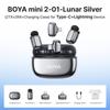 BOYA Mini 2 Trådløs Lavalier Krave Mini Mikrofon Støjreduktion til iPhone 6-17 USB-C Android Smartphone PC Live Streaming