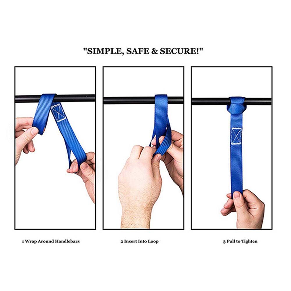 Nylon ATV Dirtbikes Luggage Straps Loops Motorcycle Tie Down Straps Tension Rope Fixed Strap
