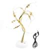72LEDs Light Tree Shape USB Or Battery Powered Golden FivePointed Star DIY Artificial Tree Decoration Light for Party