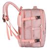Backpack with a Laptop Compartment Made of Cordura In Pink, Hung On Adjustable Straps - Peterson