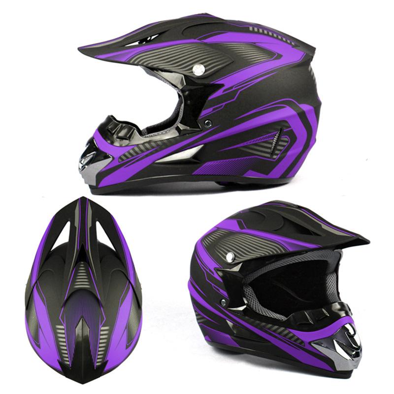 Motorcycle Rally Off-road Helmet, Mountain Bike Racing Downhill Full-face Helmet for Men and Women, Suitable for All Seasons, Summer, Comes with a