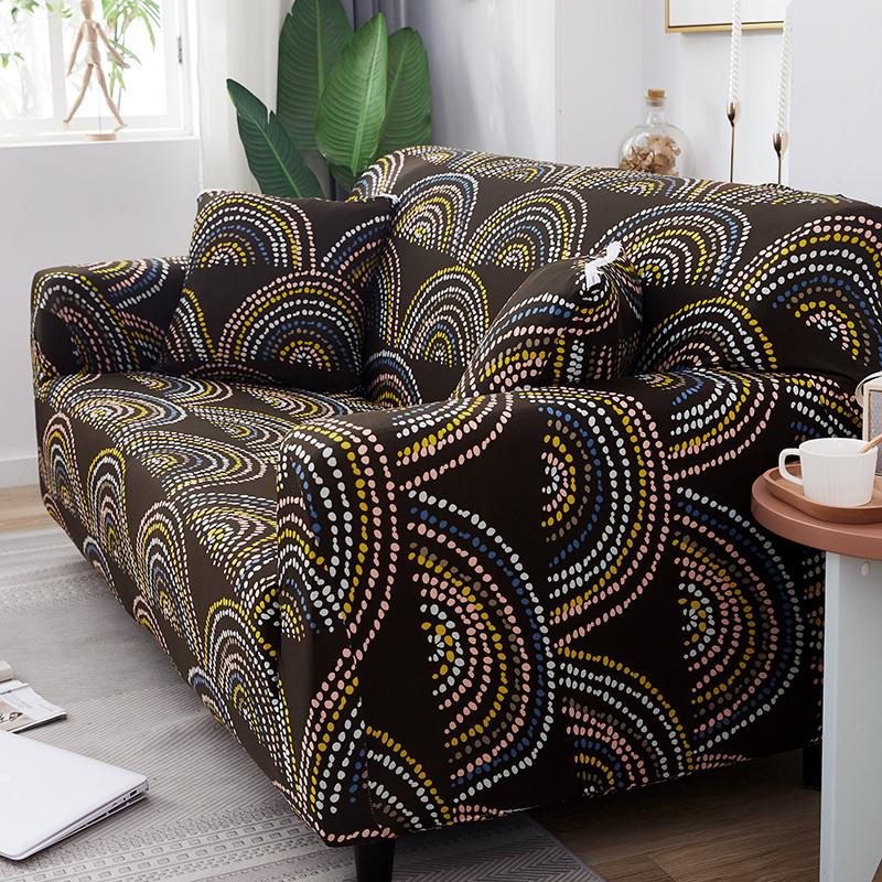 Stretch Couch Cover All-Inclusive Sofa Slipcovers For Kids Pets Washable Universal Furniture Protector With Elastic Bottom