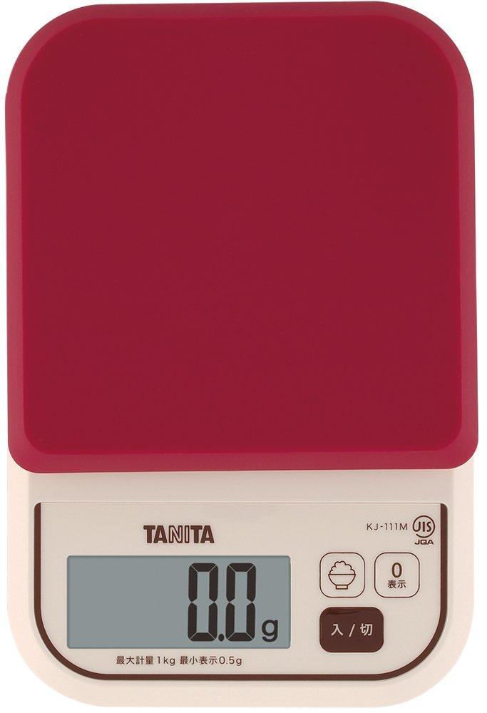 Tanita Scale Food Calorie Measurer 1kg Red RD Measures the calories of rice 0.5g KJ-111M