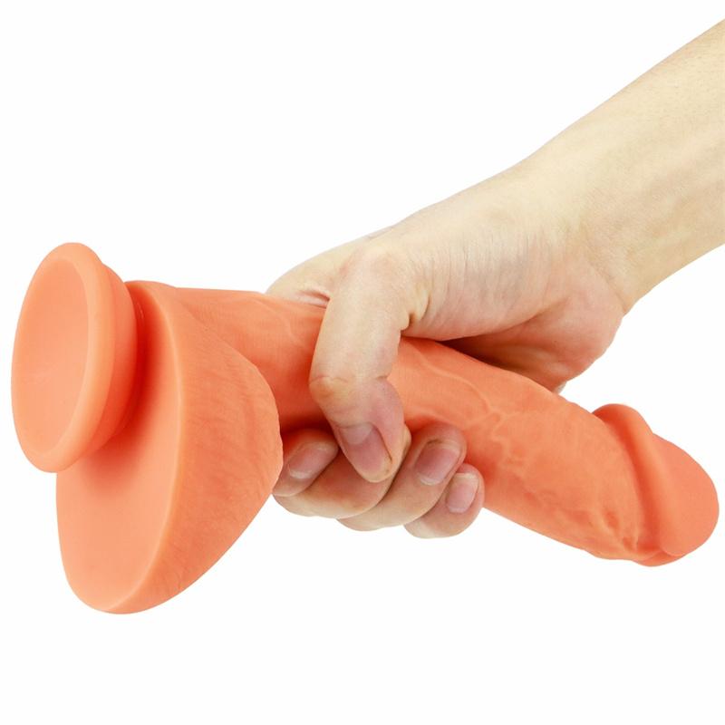 Liquid Silicone Double Layer Simulation Penis Female Dildo Toy Fun Female Adult Products