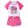 Ensemble Deux Pièces Kpop Demon Slayer pour Enfants: T-shirt à manches courtes et short. Parfait pour l'automne et l'hiver.